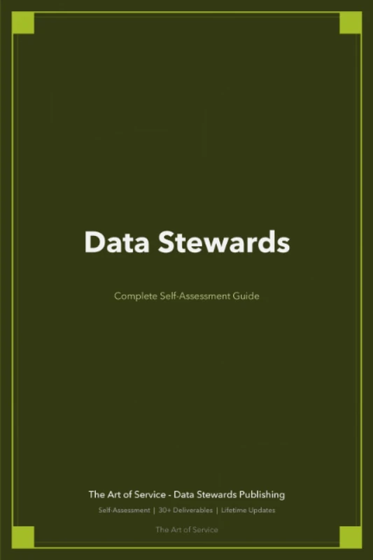 Data Stewards A Complete Guide
