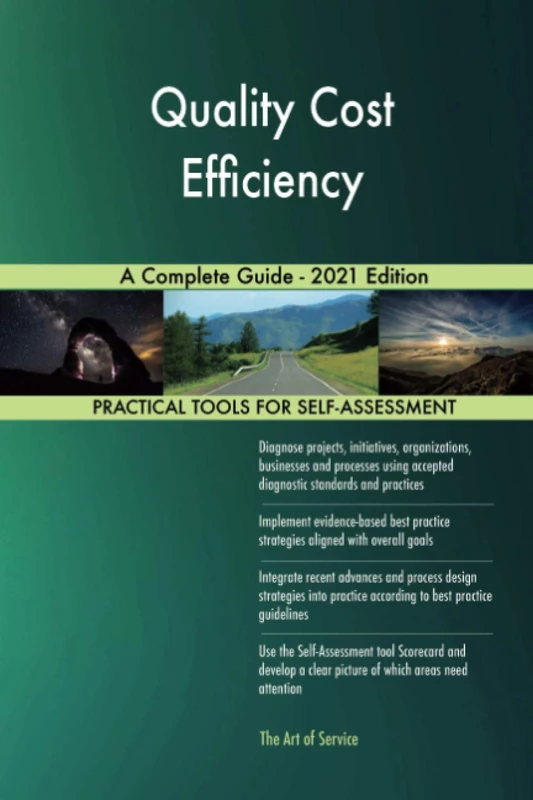Quality Cost Efficiency A Complete Guide - 2021 Edition - Image 1