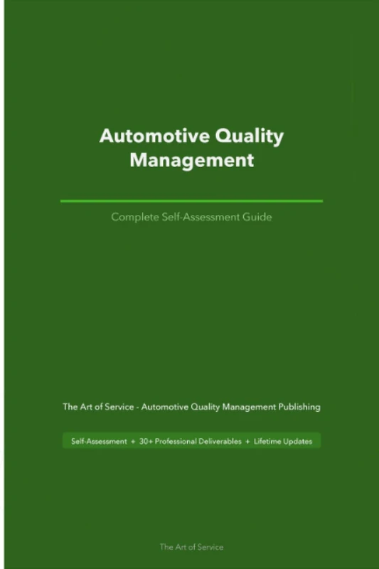 Automotive Quality Management A Complete Guide