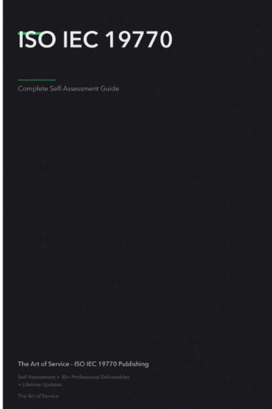 ISO IEC 19770 A Complete Guide