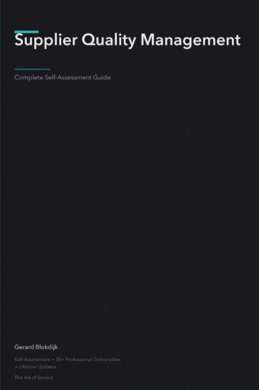 Supplier Quality Management A Complete Guide