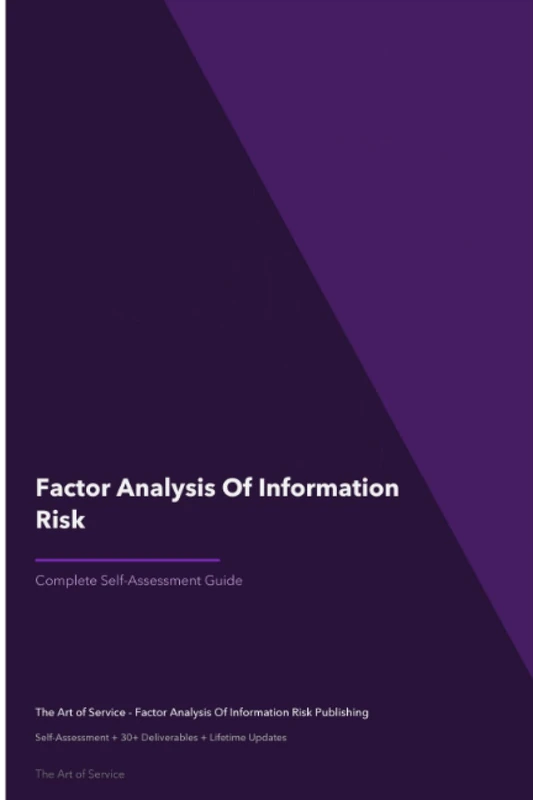 Factor Analysis Of Information Risk A Complete Guide