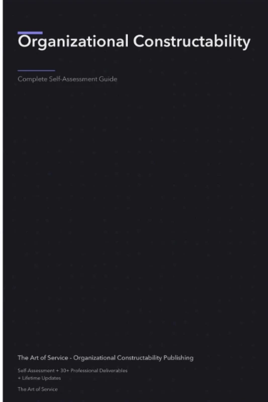 Organizational Constructability A Complete Guide