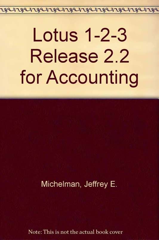 Lotus 1-2-3 Release 2.2 for Accounting - Image 1