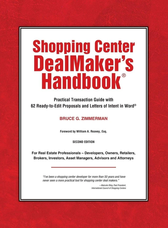 Shopping Center Dealmaker's Handbook(R)