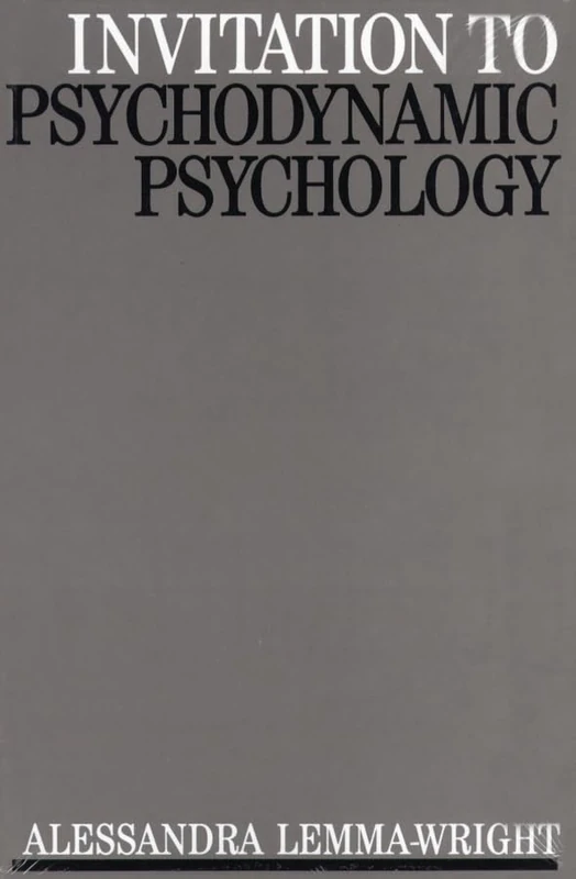 Invitation to Psychodynamic Psychology (Exc Business And Economy (Whurr)) - Image 1