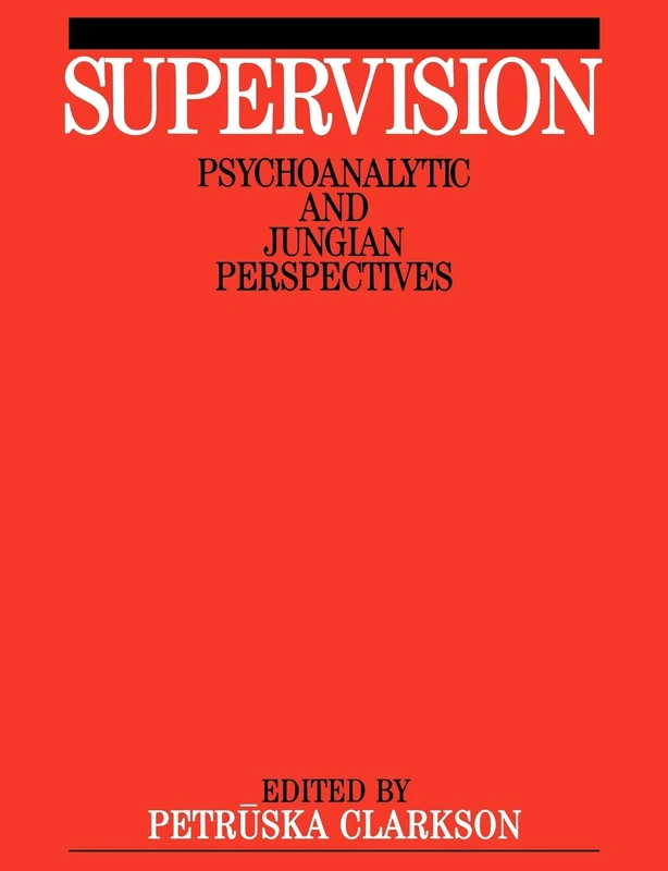 Supervision: Psychoanalytics and Jungian Perspective: 16 (Exc Business And Economy (Whurr))