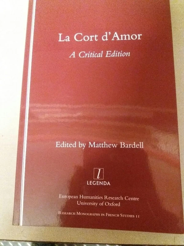 La Cort d'Amor: A Critical Edition - Image 1