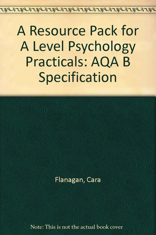 A RES PK A Lvl Psy Pract (AQA B Sp): AQA B Specification