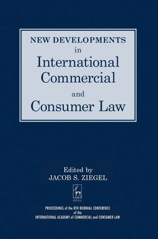 Hart Publishing International Commercial and Consumer Law Book