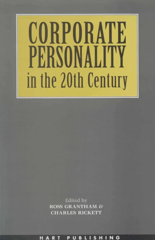 Corporate Personality in the 20th Century - Image 1