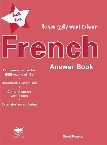 So You Really Want to Learn French Book 2 Answer Book