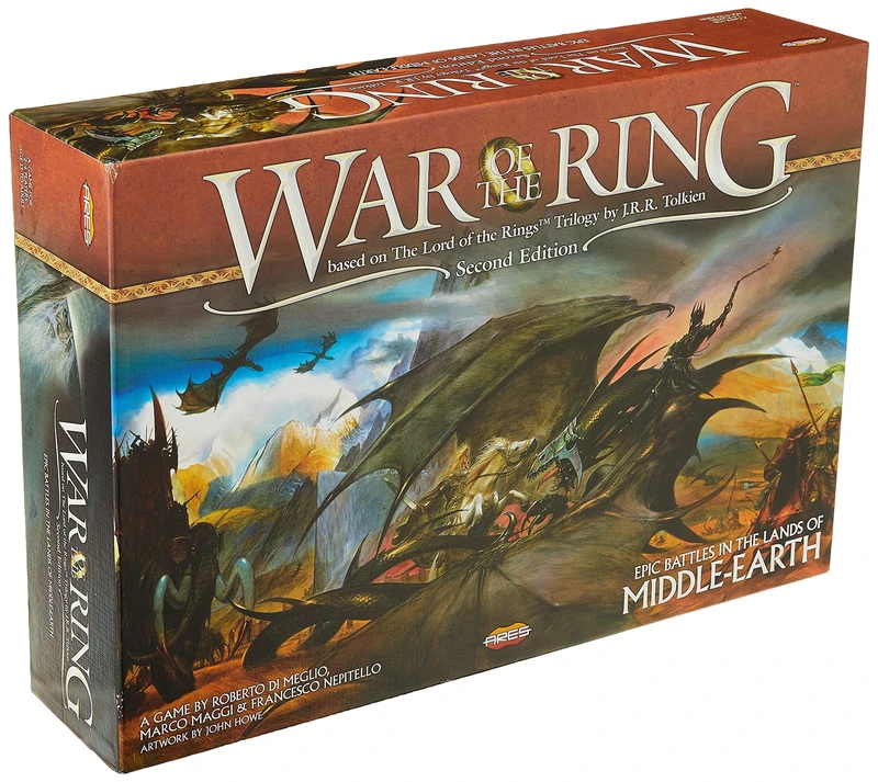 Ares Games | War of the Ring 2nd Edition | Miniatures Board Game | Ages 14+ | 2-4 Players | 120+ Minutes Playing Time