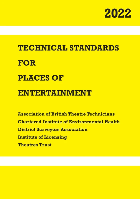 Technical Standards for Places of Entertainment - Image 1