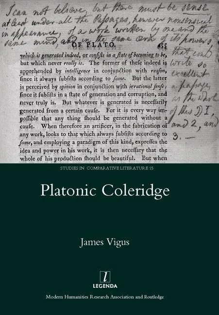 Platonic Coleridge: 15 (Studies in Comparative Literature)
