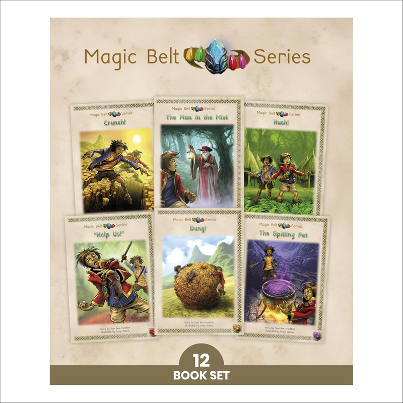 Phonic Books Magic Belt: Adjacent consonants and consonant digraphs, suffixes -ed and -ing (Phonic Books Catch Up Readers) - Image 1