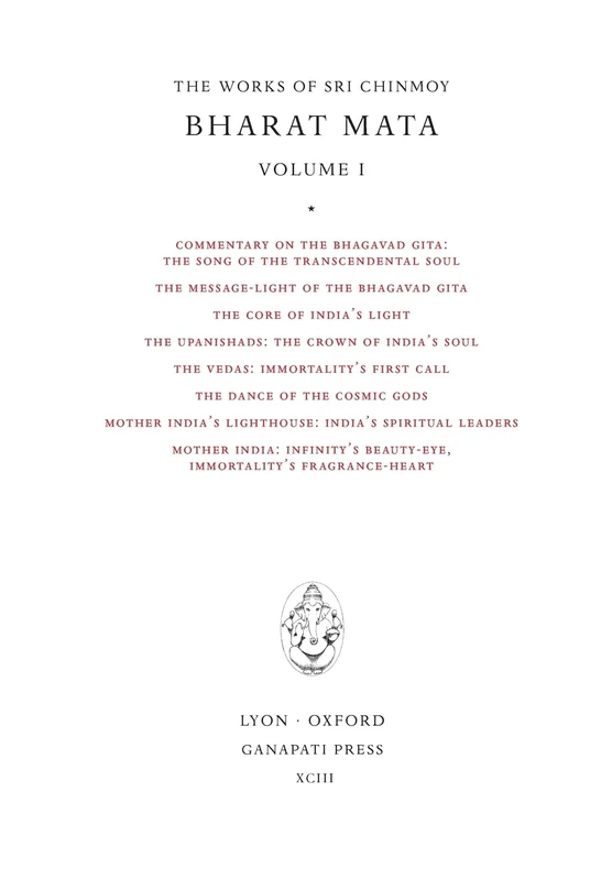 Sri Chinmoy: Bharat Mata I