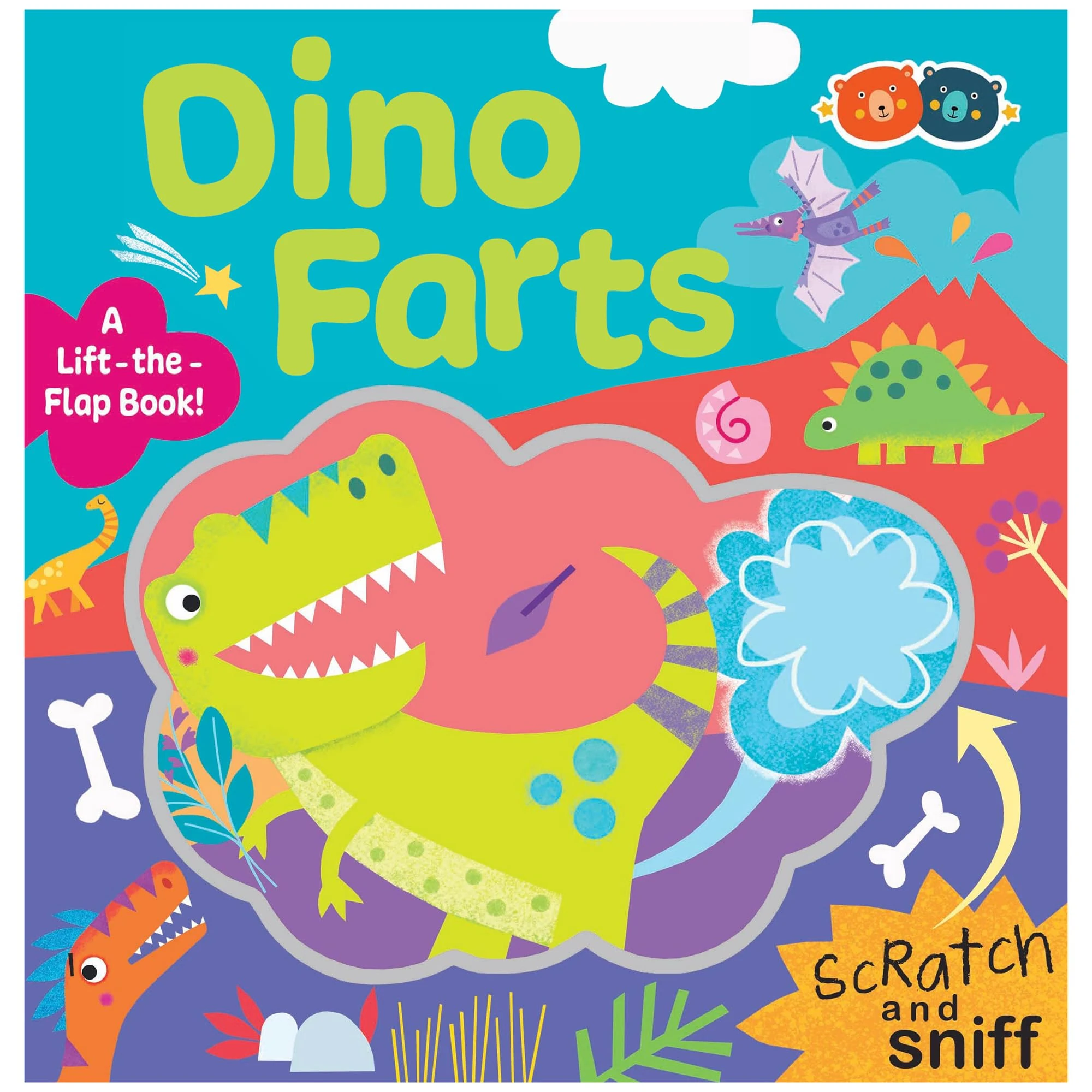 Dino Farts Scratch and Sniff (Scratch and Sniff Fart Books)