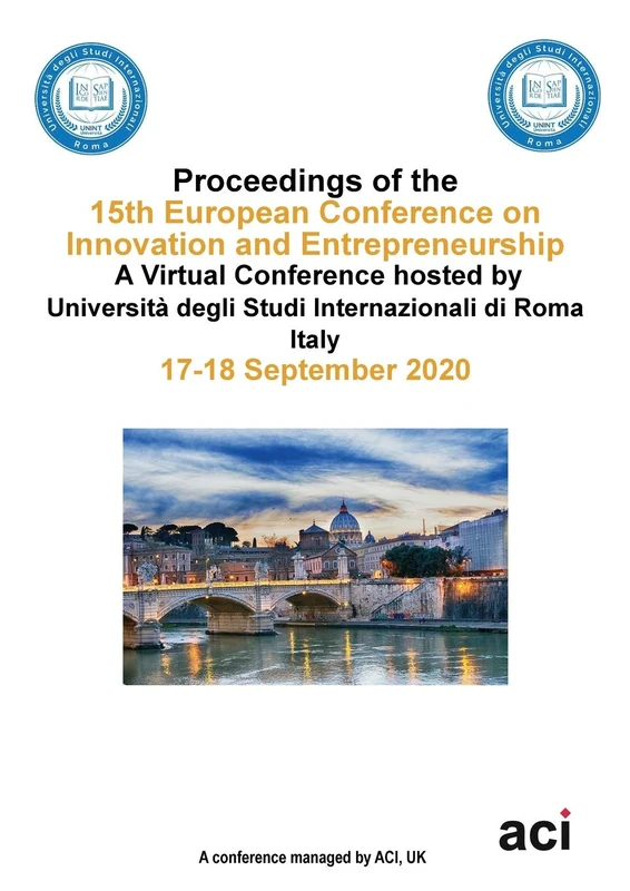 ECIE 2020-Proceedings of the 15th European Conference on Innovation and Entrepreneurship - Image 1