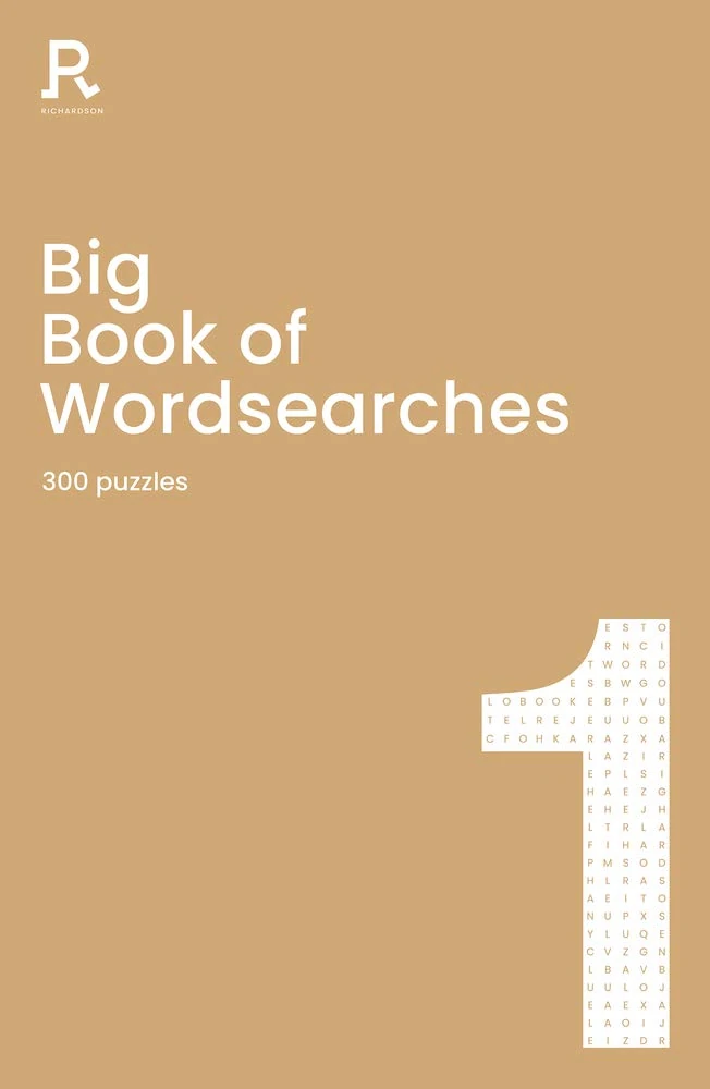Big Book of Wordsearches Book 1: a bumper word search book for adults containing 300 puzzles (Richardson Puzzle Books)