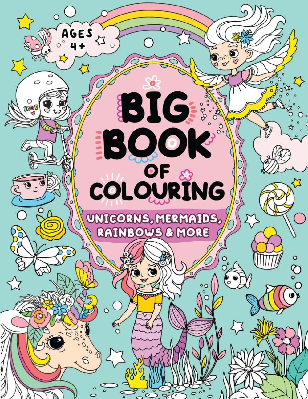 Big Book of Colouring for Girls: Children Ages 4+ (Big Books of Colouring (Ages 4+))