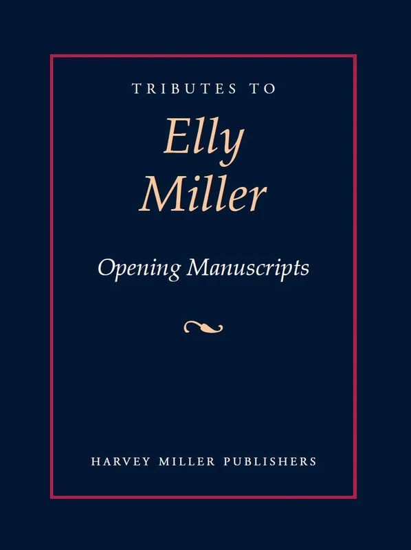 Tributes to Elly Miller: Opening Manuscripts: 15 - Image 1