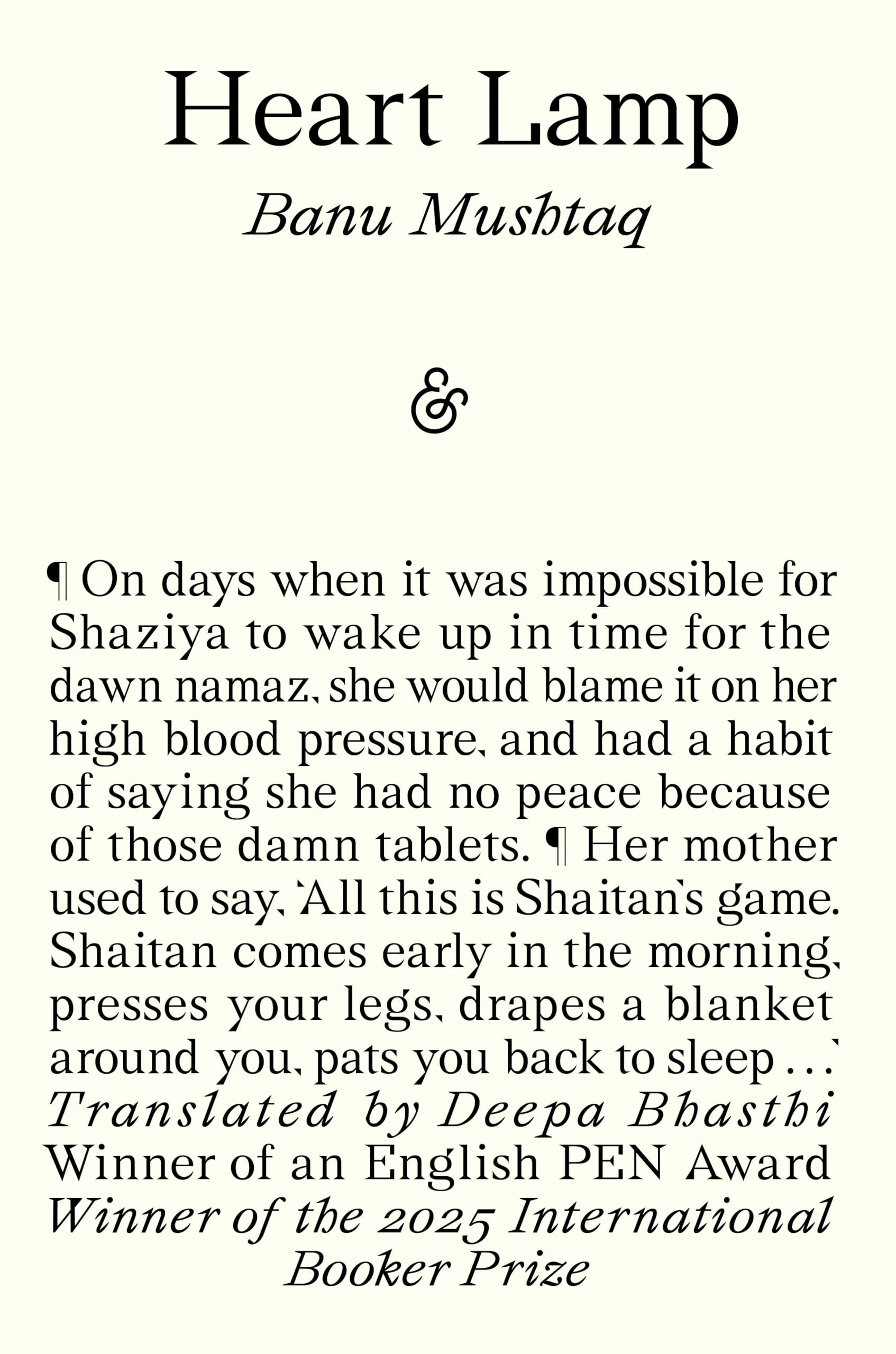 Heart Lamp: Winner of the 2025 International Booker Prize: Selected Stories