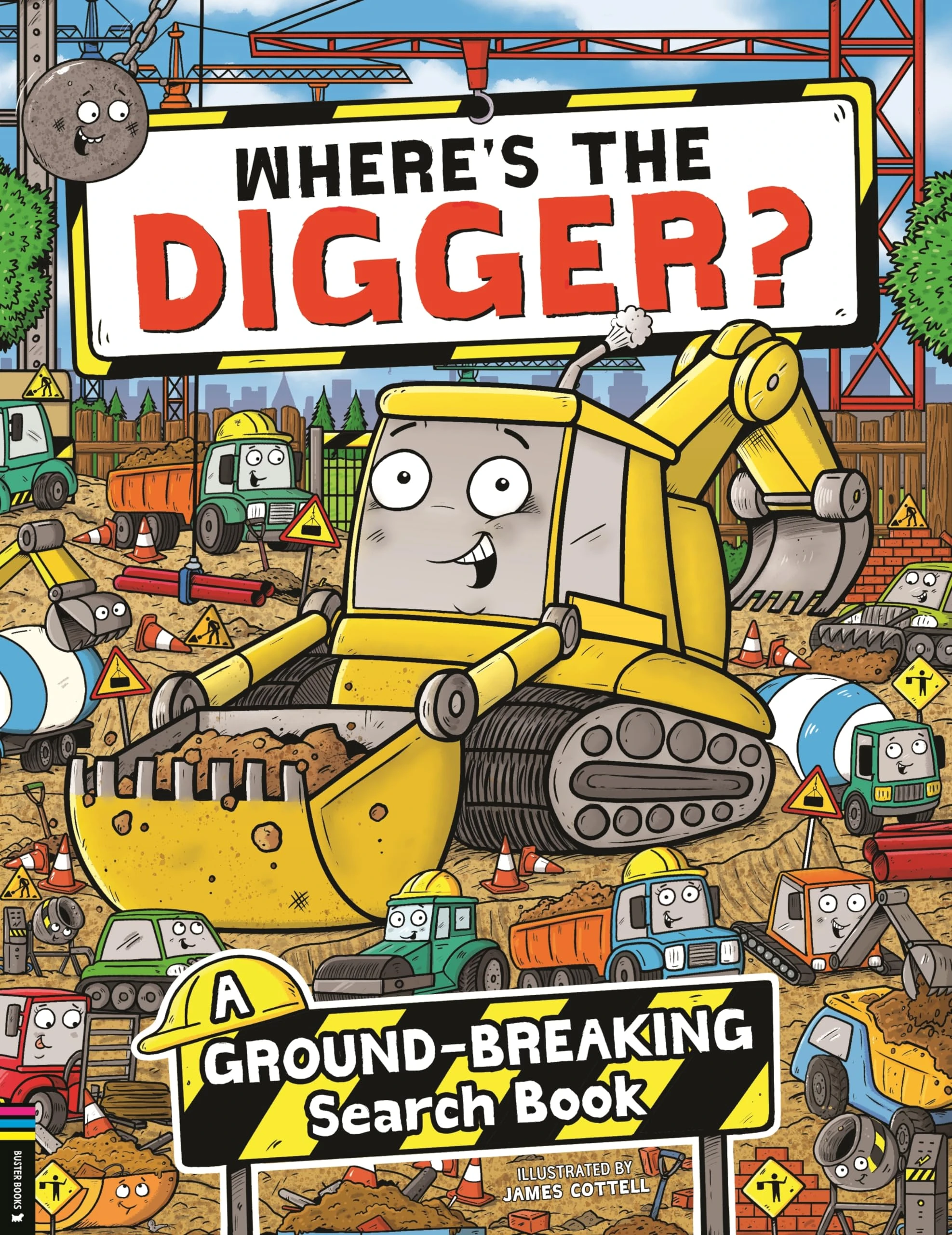 Where’s the Digger?: A Ground-breaking Search and Find Book (Search and Find Activity)