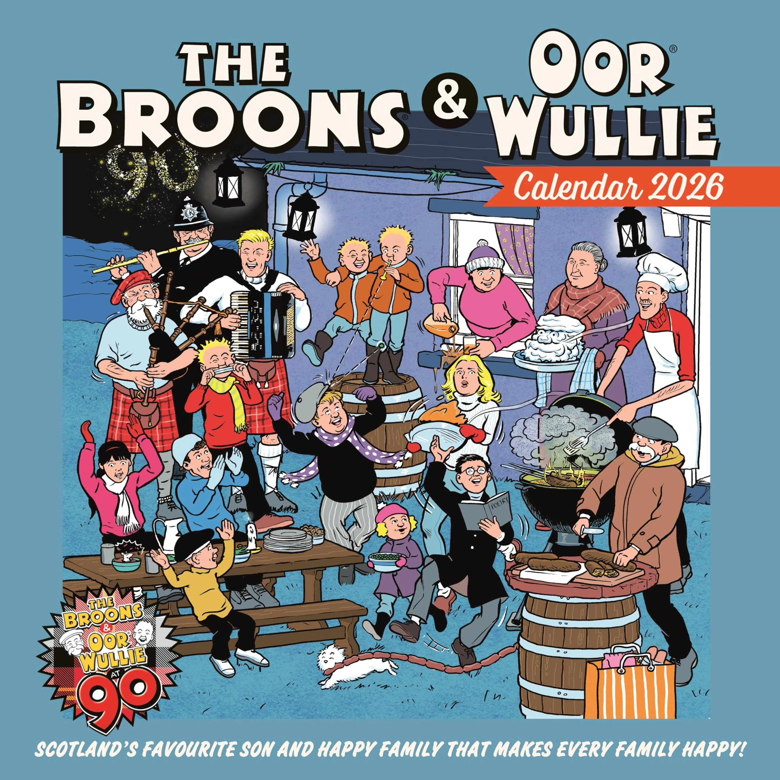 The Broons & Oor Wullie Calendar 2026