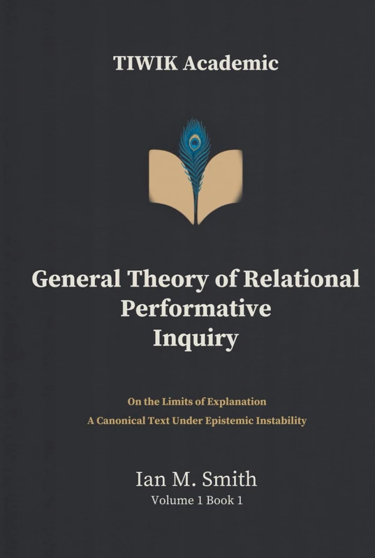 General Theory of Relational Performative Inquiry: On the Limits of Explanation A Canonical Text Under Epistemic Instability