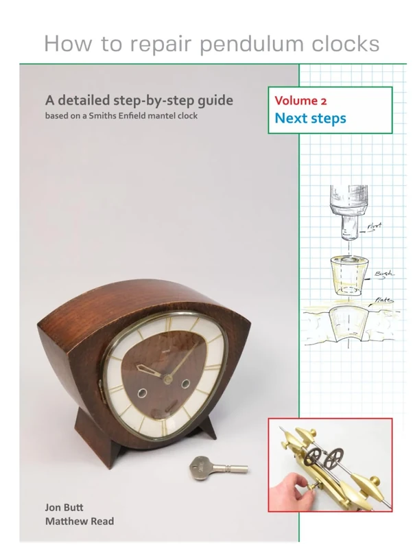 How to repair pendulum clocks, Volume 2, next steps: A detailed step-by-step guide based on a Smiths Enfield mantel clock.