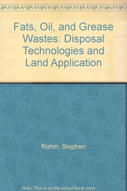 Fats, Oil, and Grease Wastes - DEStech Publications Guide - Image 1