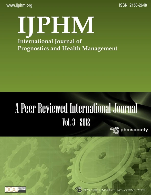 International Journal of Prognostics and Health Management Volume 3 (color) - Image 1