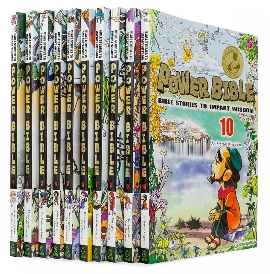 Power Bible: Bible Stories to Impart Wisdom Complete Set (10 Books)