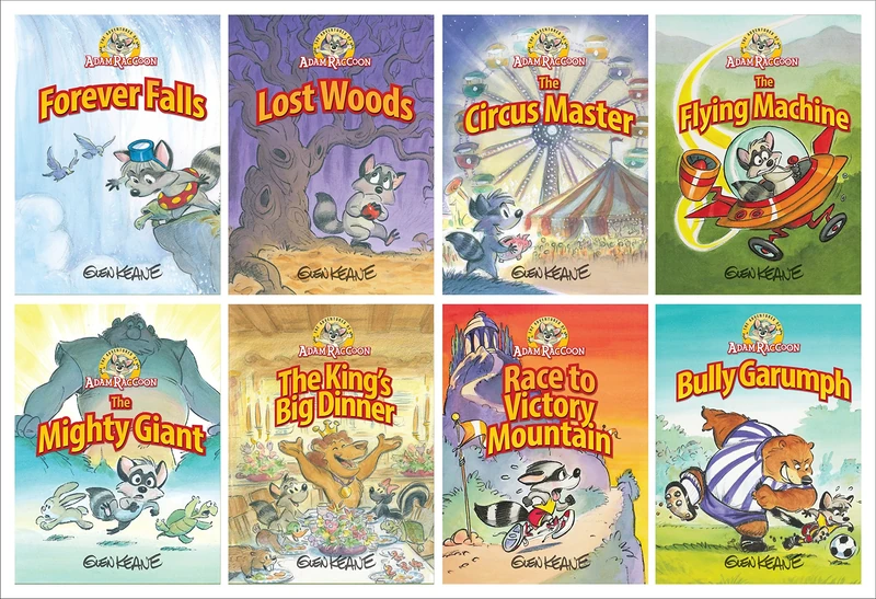 Adventures of Adam Raccoon 8 Volume Set - Image 1