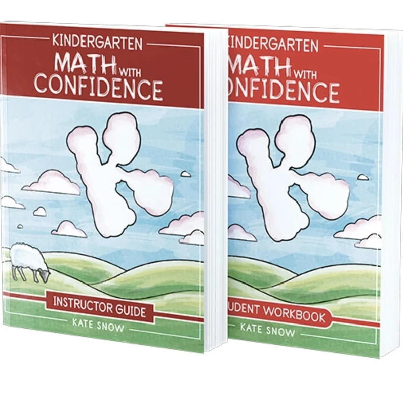 Kindergarten Math With Confidence Bundle: Instructor Guide & Student Workbook: 0 - Image 1