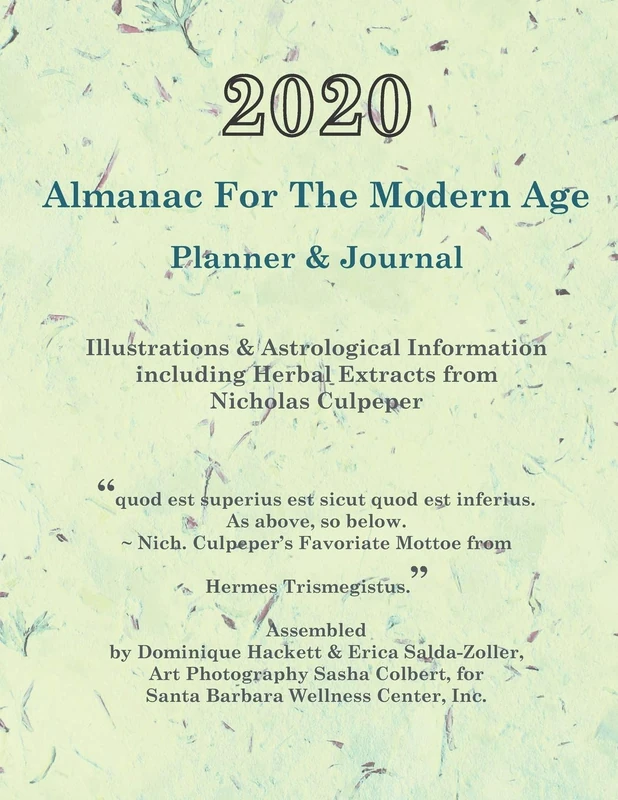 2020 Almanac For The Modern Age: Planner & Journal & Appointment Book with Astrology Notes & Herblore from Nicholas Culpeper - Image 1