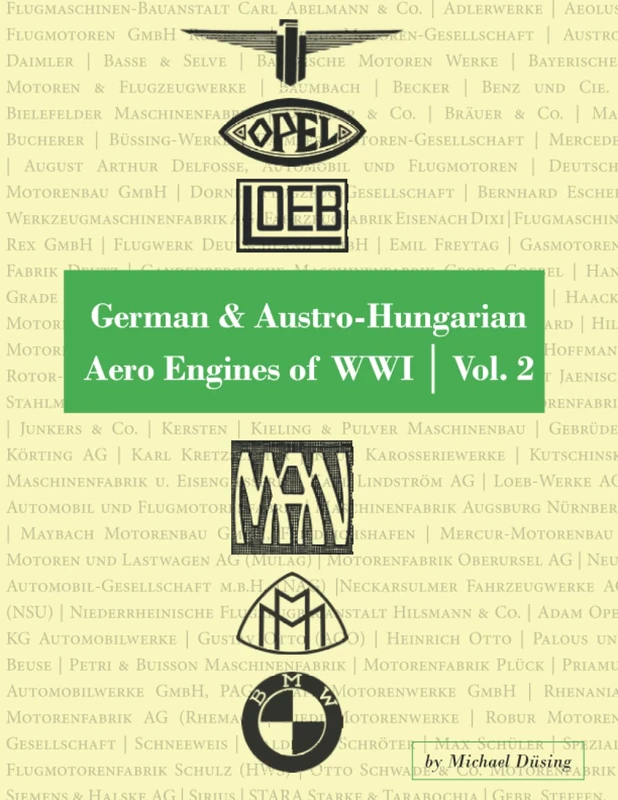 German & Austro-Hungarian Aero Engines of WWI: Vol. 2