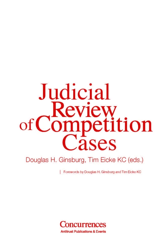 Judicial Review of Competition Cases