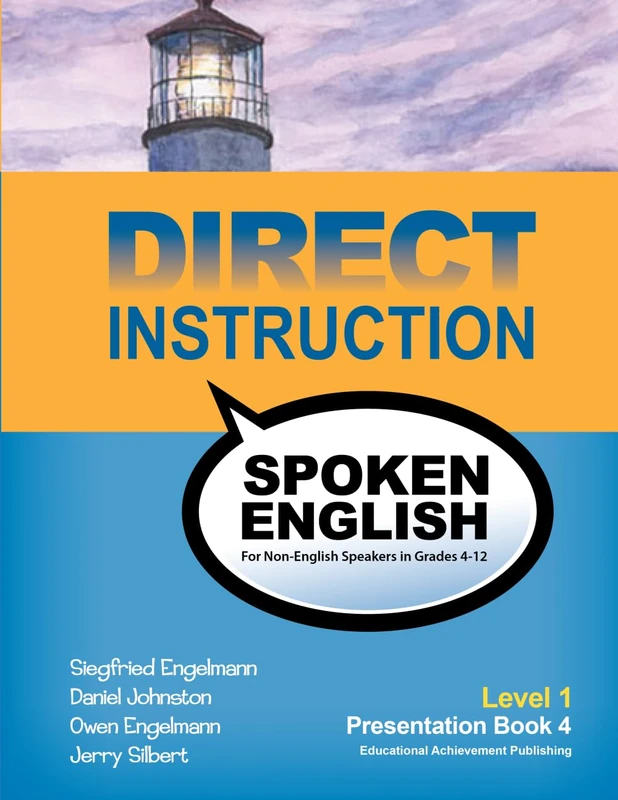 Direct Instruction Spoken English, Level 1, Presentation Book 4