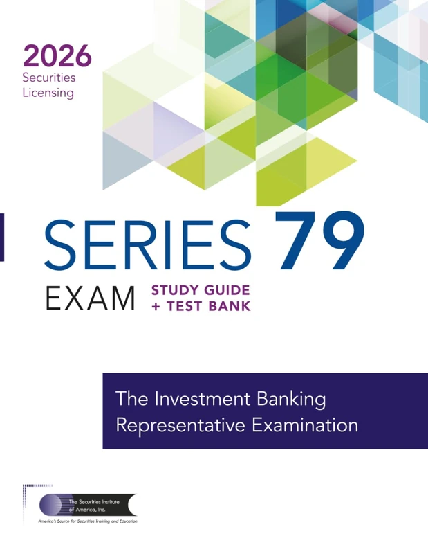 Series 79 Exam Study Guide and Test Bank