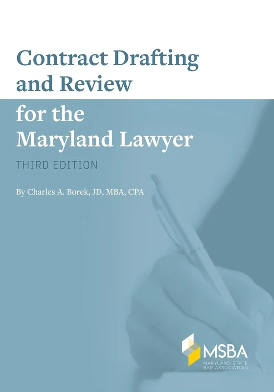 Contract Drafting and Review for the Maryland Lawyer - Image 1