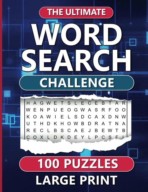 The Ultimate Word Search Challenge (Large Print): A Fun, Relaxing Brain Activity & Puzzle Book for Adults