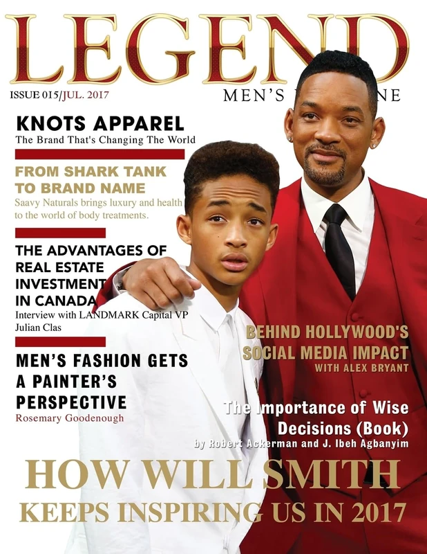 Legend Men's Magazine: Will Smith Inspires in 2017 - Image 1