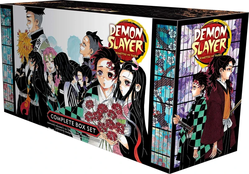Demon Slayer: Kimetsu no Yaiba Complete Box Set: Includes volumes 1-23 with premium - Image 1