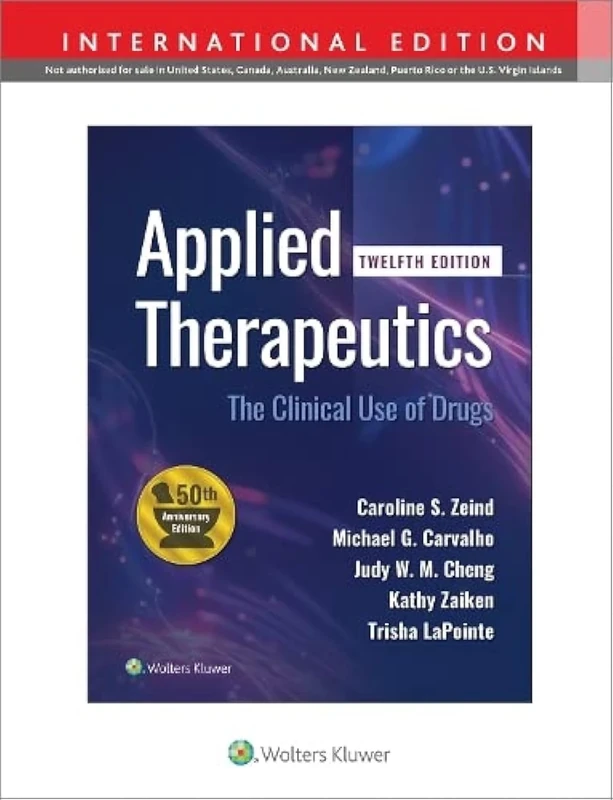 Applied Therapeutics: The Clinical Use of Drugs