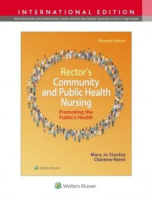 Rector's Community and Public Health Nursing: Promoting the Public's Health
