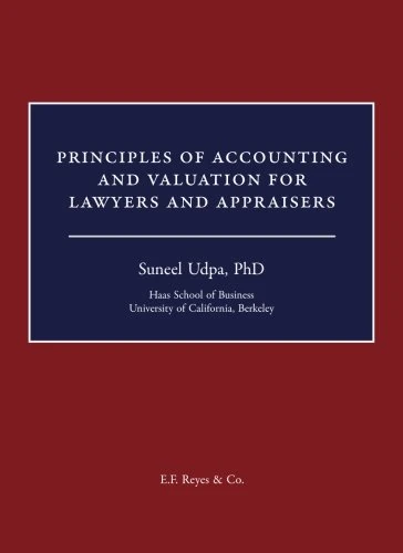 Principles of Accounting and Valuation for Lawyers and Appraisers