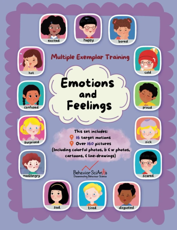 Multiple Exemplar Training - Emotions and Feelings: Vocabulary Builder - Learning Emotions and Feelings from Facial Expressions and Body Language (Multiple Exemplar Training for Vocabulary Building)
