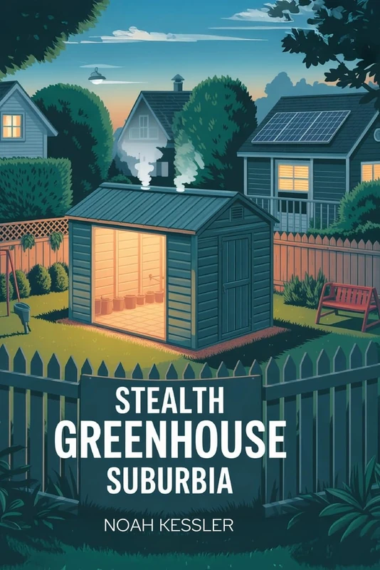 Stealth Greenhouse Suburbia: Grow 300 cal/ft² without neighbors noticing; camouflage grow house; year-round veggies; low infrared signature; backyard farming - Image 1